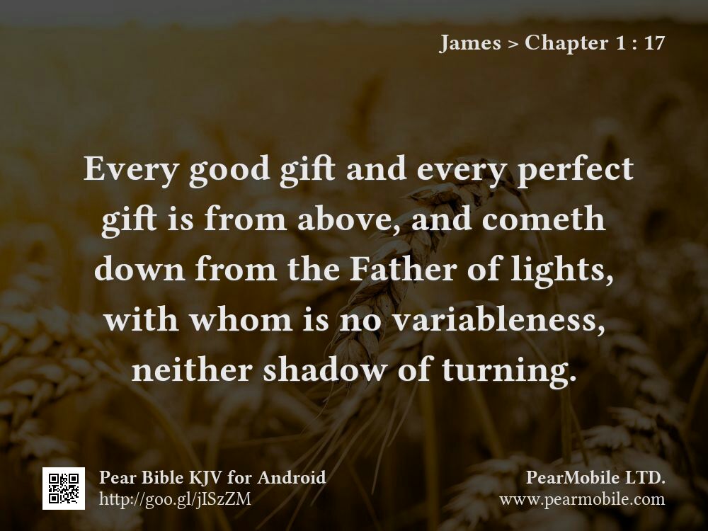 James, Chapter 1:17